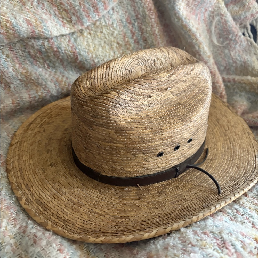Gold Coast  Straw Sun Hat with Brown Band - Natural#neutral#beach#coastalcowgirl